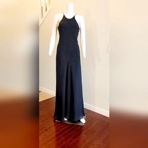 Fairweather size 2 long black evening gown
